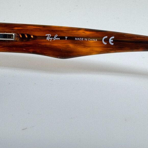 Ray Ban Eyeglasses Frames Only RB 5254 2144 52-18-145, Brown‎ Striped H15224